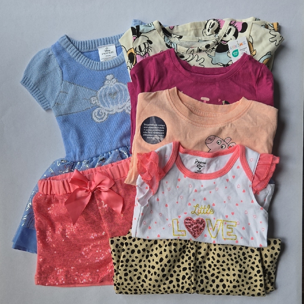 Disney Princess, Garanimals 7pc Bundle - NWT
